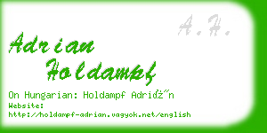 adrian holdampf business card